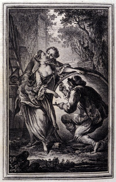 Le Cuvier - en “Cuentos y nuevas en verso” de Jean La Fontaine. 1776. Ilustración de P.P. Choffard. de Pierre Philippe Choffard