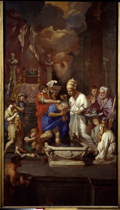 El bautismo de Constantino de Pierre Puget
