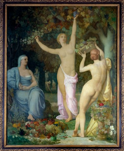 Otoño de Pierre Puvis de Chavannes