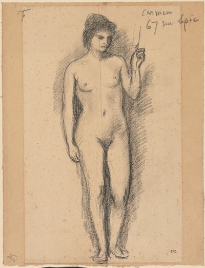 Carmen, última mitad de 1800 de Pierre Puvis de Chavannes