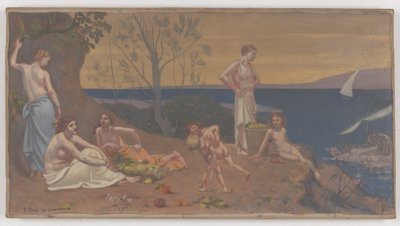 País Dulce (Tierra Agradable) de Pierre Puvis de Chavannes