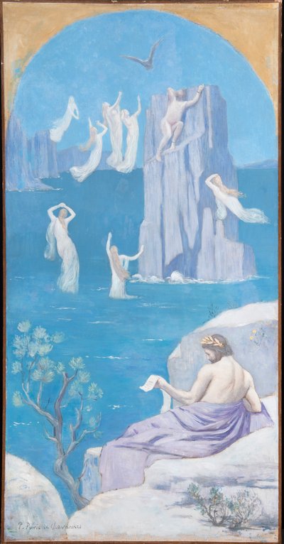 Poesía Dramática (Esquilo) de Pierre Puvis de Chavannes