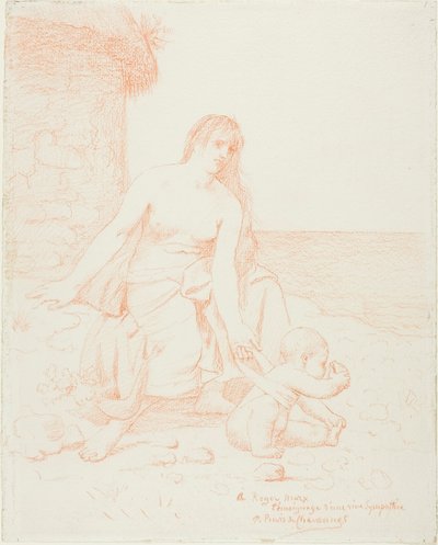 Familia de pescadores de Pierre Puvis de Chavannes