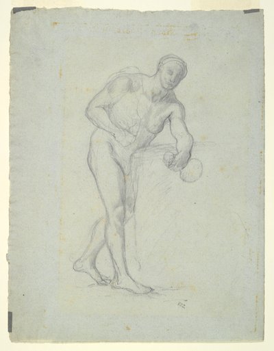 Figura desnuda con un frasco de Pierre Puvis de Chavannes