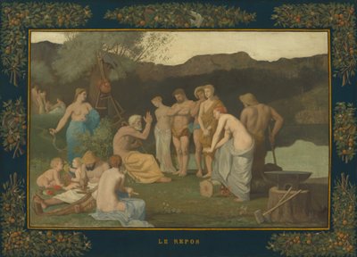 Descanso de Pierre Puvis de Chavannes