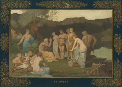 Descanso, c. 1863 de Pierre Puvis de Chavannes