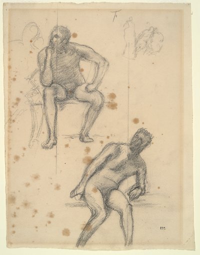 Ficha de Estudios de Figuras de Pierre Puvis de Chavannes