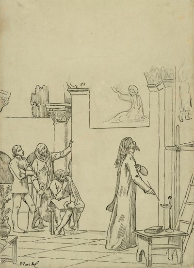 Estudiar para L de Pierre Puvis de Chavannes