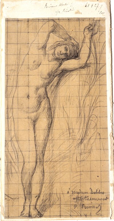Studie für die Figur von "La Saône" de Pierre Puvis de Chavannes