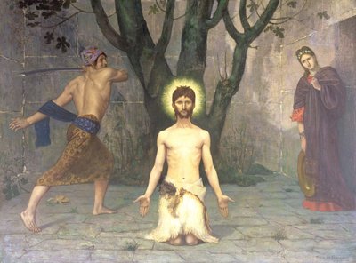 La decapitación de San Juan Bautista, 1869 de Pierre Puvis de Chavannes