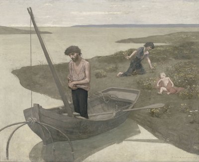 El pobre pescador, 1881 de Pierre Puvis de Chavannes