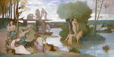 El Río, c.1864 de Pierre Puvis de Chavannes