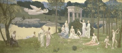 El Bosque Sagrado, Amado por las Artes y las Musas de Pierre Puvis de Chavannes