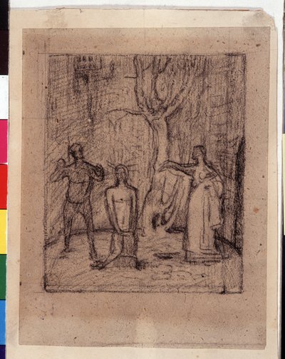La decapitación de San Juan Bautista de Pierre Puvis de Chavannes