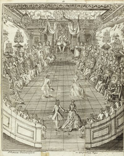 Ilustración de Le Maître à danser, 1734 de Pierre Rameau