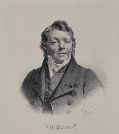 Johann Nepomuk Hummel (1778-1837) de Pierre Roch Vigneron