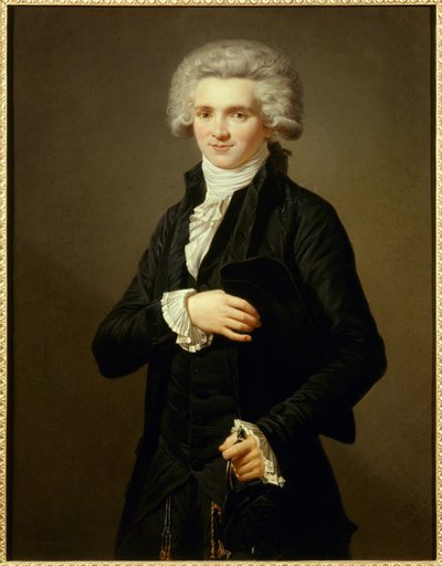 Retrato de Maximilien de Robespierre (1758-1794) convencional en el vestido de diputado del Tercer Estado de Pierre Roch Vigneron