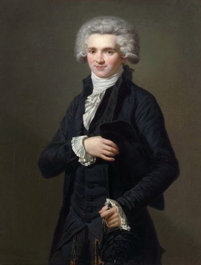 Retrato de Maximilien de Robespierre 1758-1794 de Pierre Roch Vigneron
