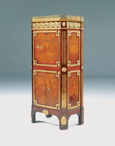 Secretaire a abattant Luis XV de Pierre Roussel