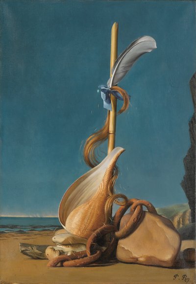 Andrómeda prisionera, c.1930 (óleo sobre lienzo) de Pierre Roy