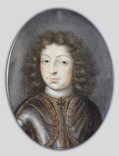 Miniatura de Carlos XI, Rey de Suecia, c.1675-80 de Pierre Signac