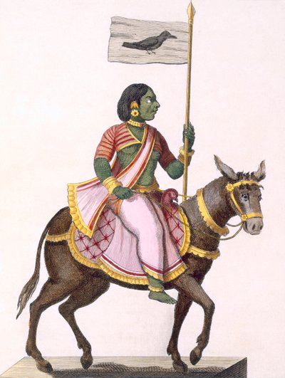 Moudevi, Diosa de la discordia y la miseria, 1782 de Pierre Sonnerat