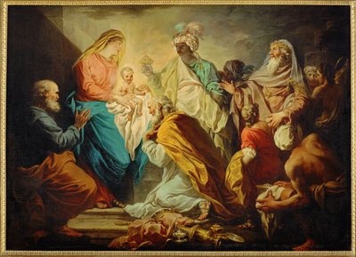 Adoración de los Reyes Magos (pintura sobre lienzo) de Pierre Subleyras