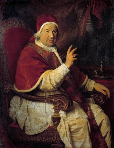 Retrato del Papa Benedicto XIV de Pierre Subleyras