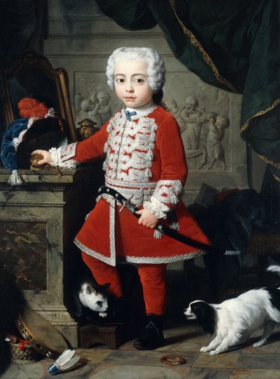 Retrato de un Niño Joven con Traje Húngaro de Pierre Subleyras
