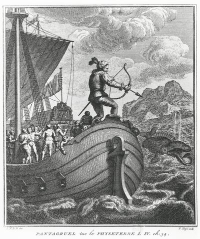 Pantagruel mata a Physeter, ilustración de 