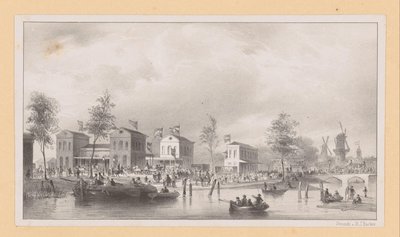 Edificios de la estación de tren del Rin en Ámsterdam de Pierre Tetar van Elven (possibly)