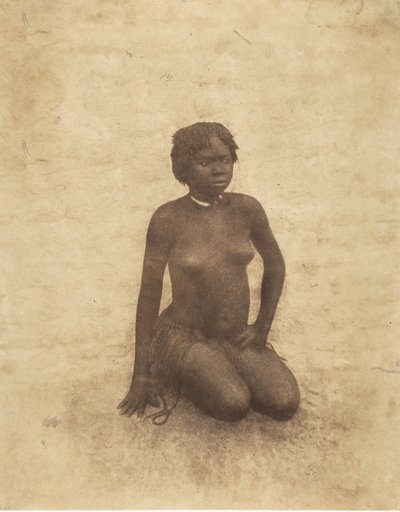 Joven Mujer Nuba, 1853-54 de Pierre Tremaux