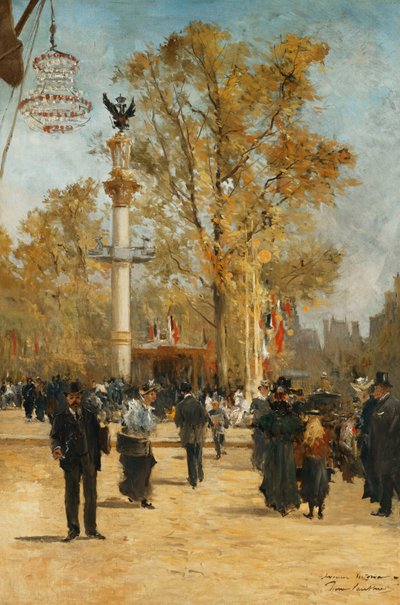 La Avenida Victoria, 1876 de Pierre Vauthier
