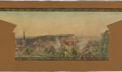 Croquis del ayuntamiento de Vanves: Panorama de Vanves de Pierre Vauthier
