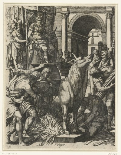 El toro de Phalaris de Pierre Woeiriot (II)