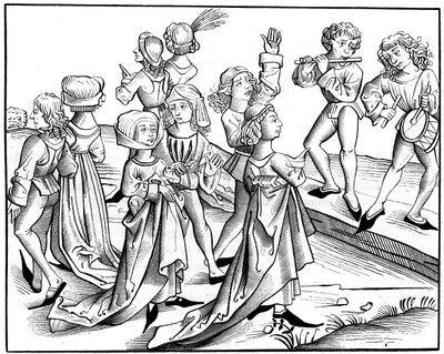 Baile de Nochebuena, 1493 de Pierre Wolgmuth