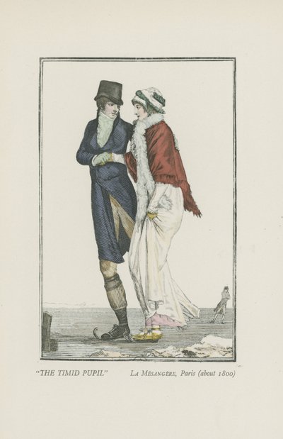 Alumno tímido, París (alrededor de 1800) de Pierre de La Mesangere
