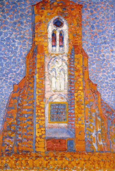 Iglesia de Eglise de Zoutelande de Piet Mondrian