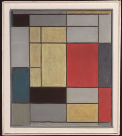 Composición I de Piet Mondrian