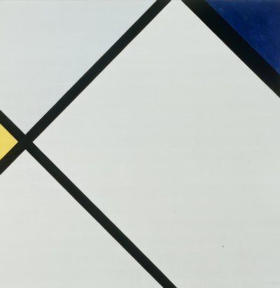 Composición No 1 de Piet Mondrian