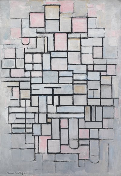 Composición No. IV de Piet Mondrian
