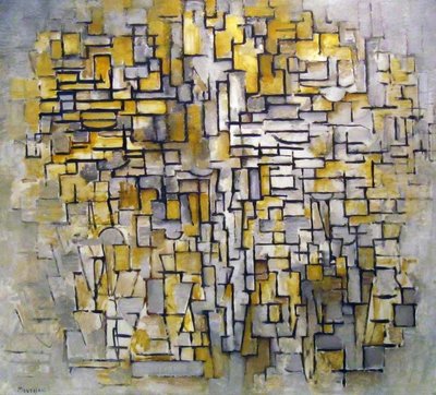 Composición No. VII, 1913 de Piet Mondrian