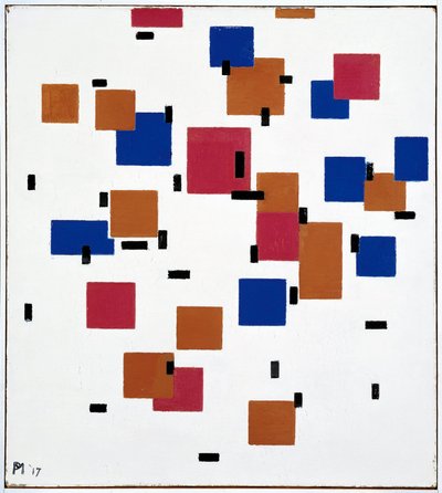 Composición en Color A de Piet Mondrian