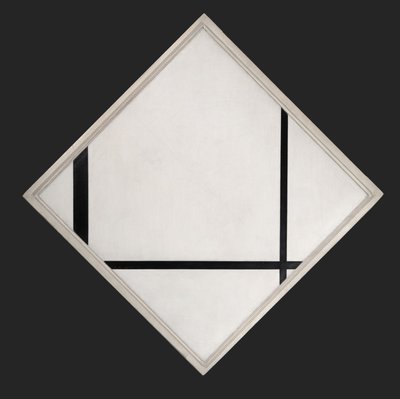 Fox trot A de Piet Mondrian