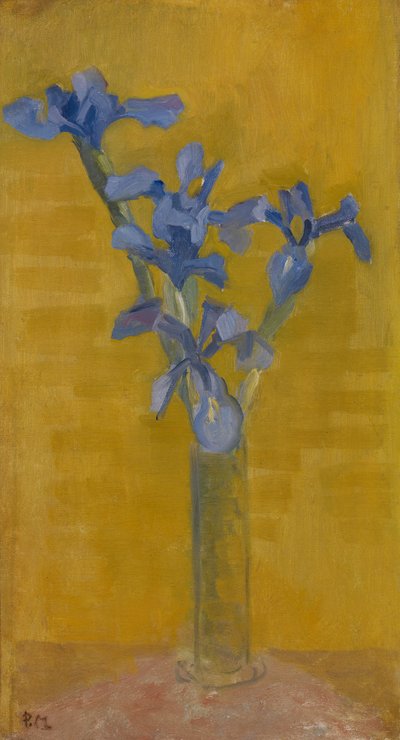 Iris, c.1910 de Piet Mondrian