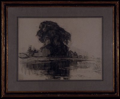 Granja Landzicht: Estudio composicional, c.1905 de Piet Mondrian