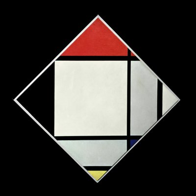 Pintura en rombo II de Piet Mondrian