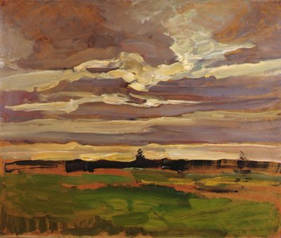 Paisaje lunar de Piet Mondrian
