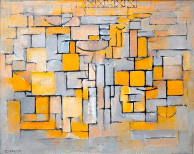 Pintura No 8 de Piet Mondrian