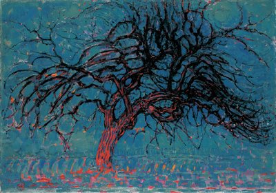 Árbol rojo de Piet Mondrian